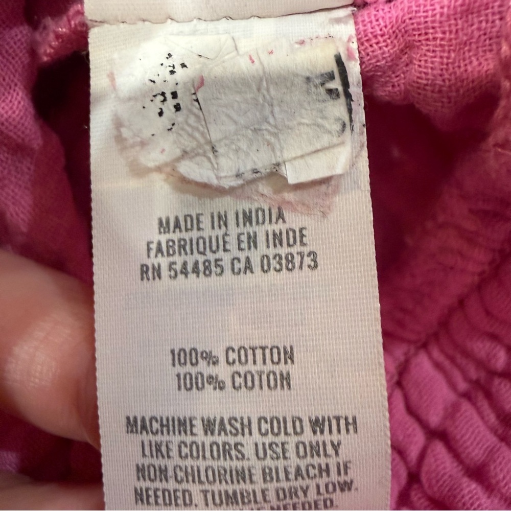 Aerie Pool To Party Tiered Puff Sleeve Mini Dress Women’s XS Pink Beachy Summer - Picture 12 of 12